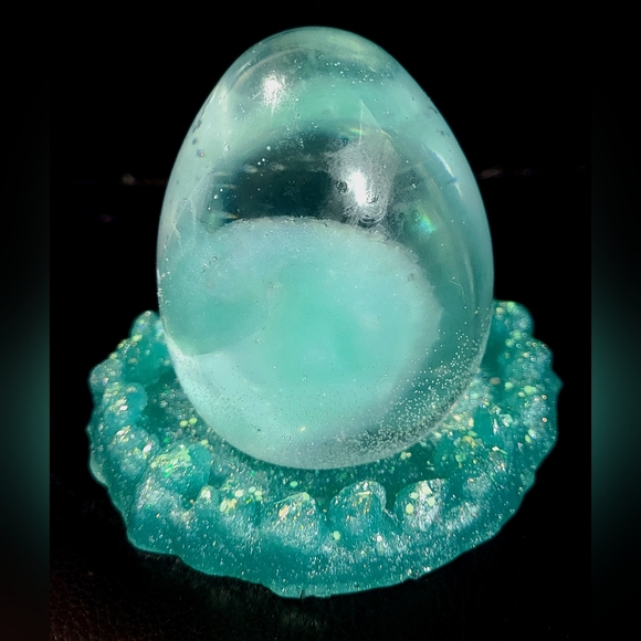 Handmade Resin Baby Dragon Egg in Nest. - Picture 15 of 16